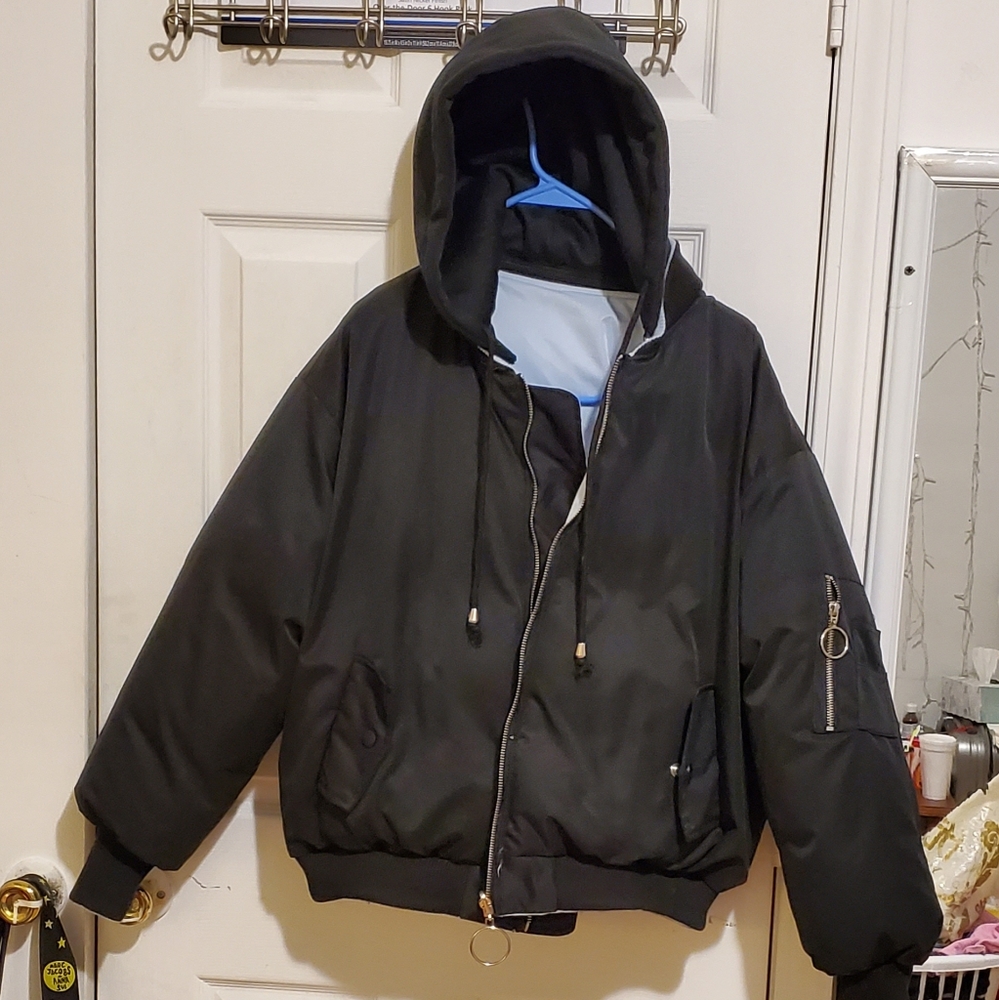 Reversible Puffer Causal Style Coat